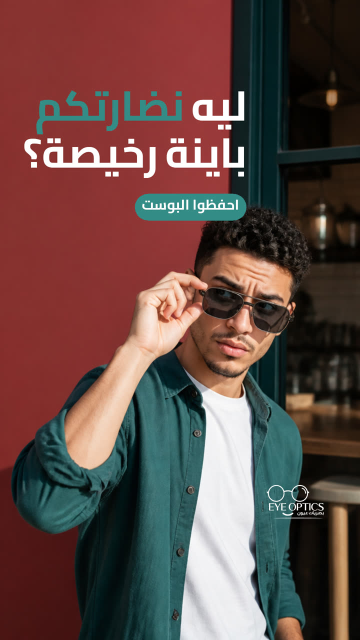 ليه نضارتكم باينة رخيصة؟