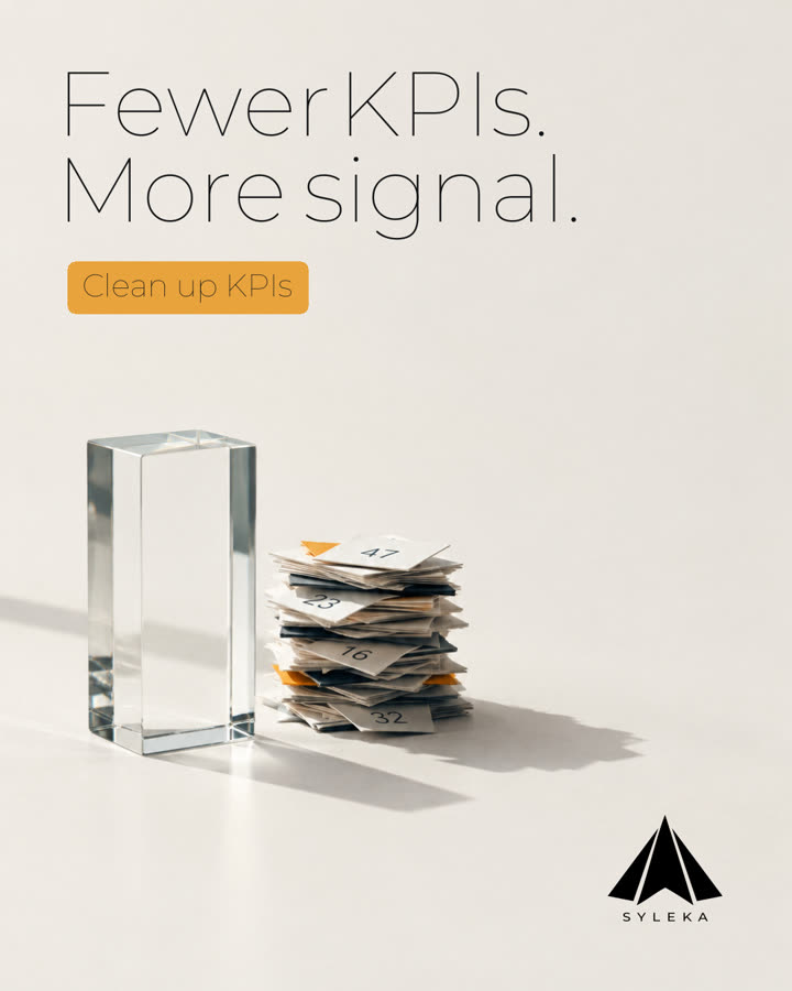 Fewer KPIs. More signal.