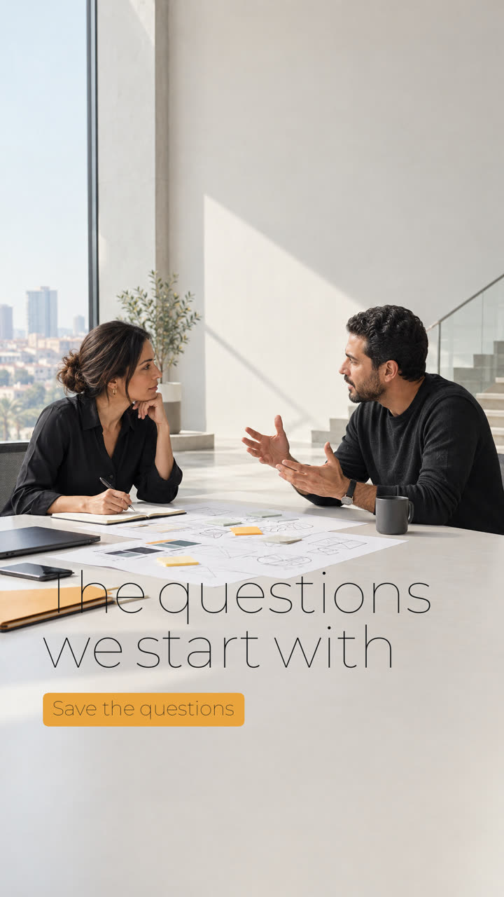 The questions we start with