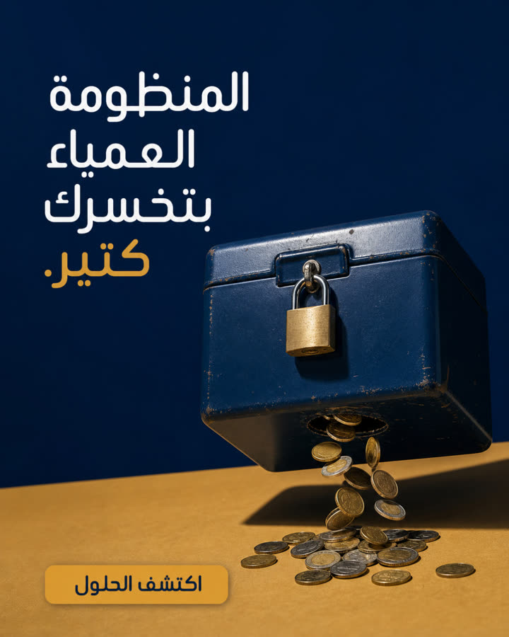 المنظومة العمياء بتخسرك كتير.