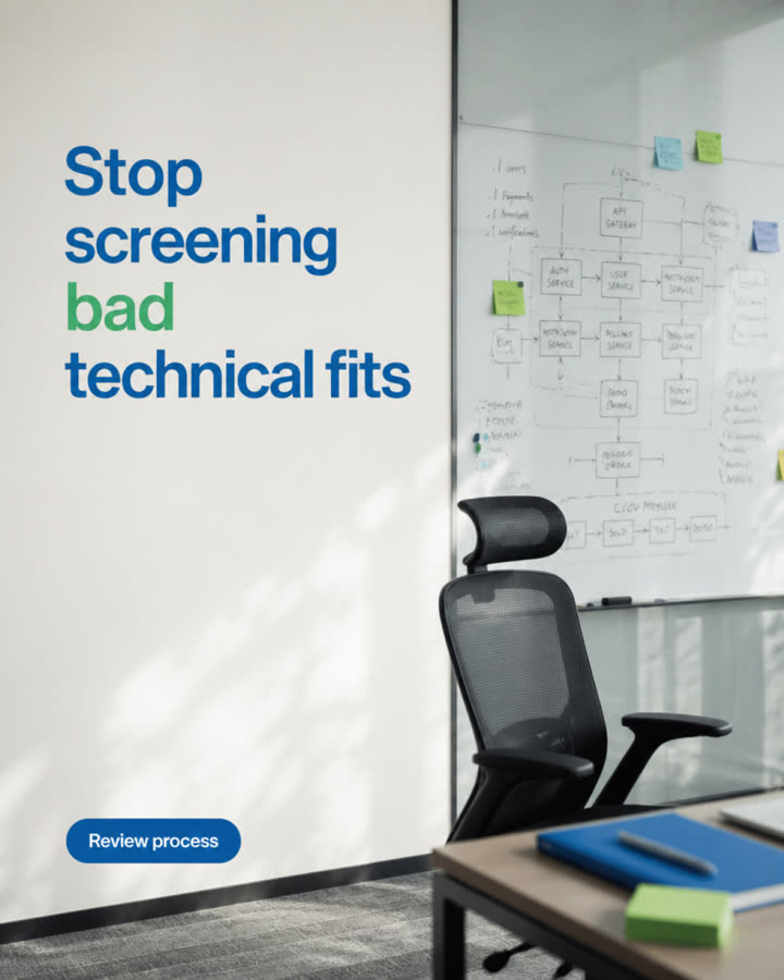 Stop screening bad technical fits