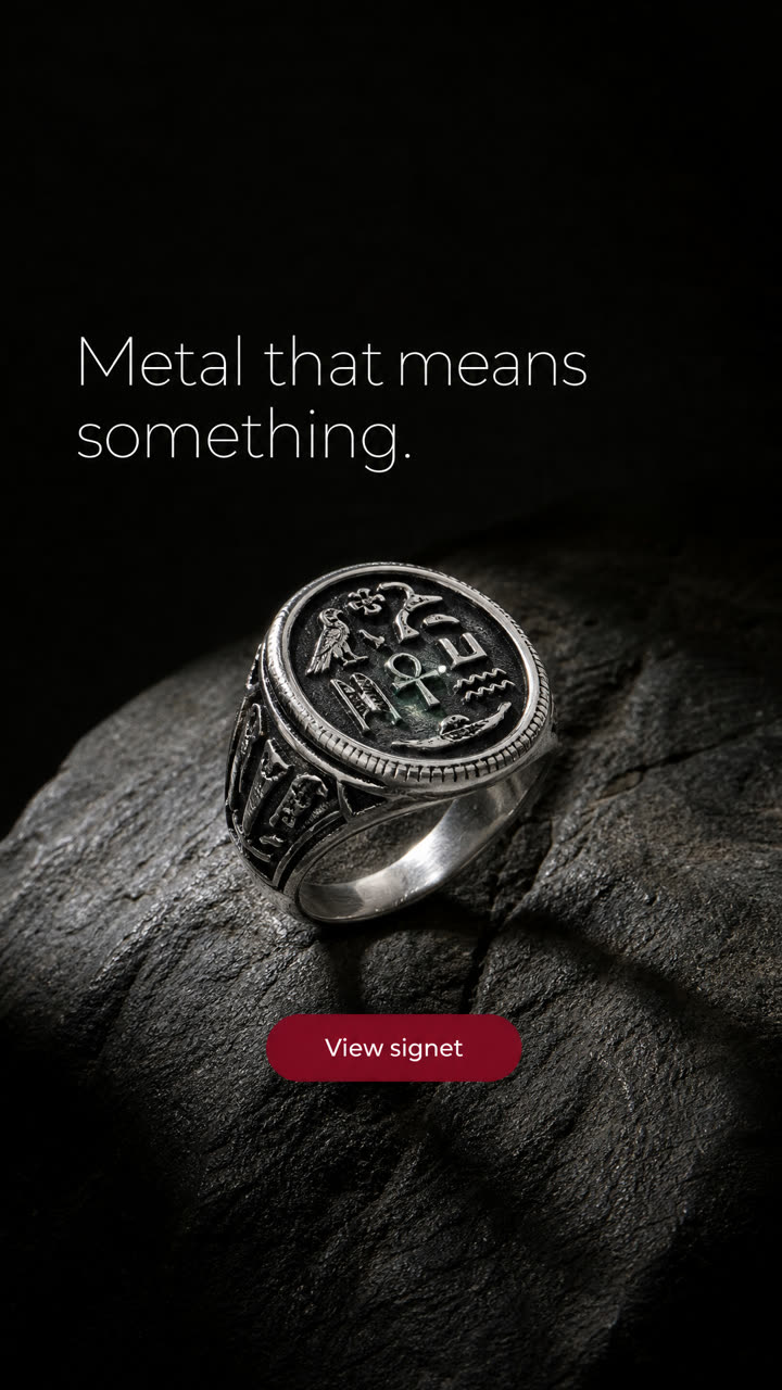 Metal that means something.